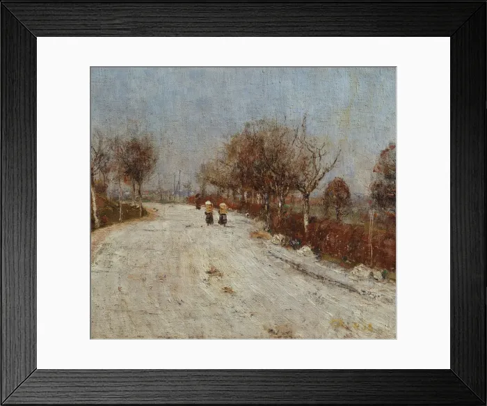 Framed Print : The Road to Gelmeroda, 1893. Artist: Rohlfs, Christian (1849-1938) Framed Print : The Road to Gelmeroda, 1893. Artist: Rohlfs, Christian (1849-1938)