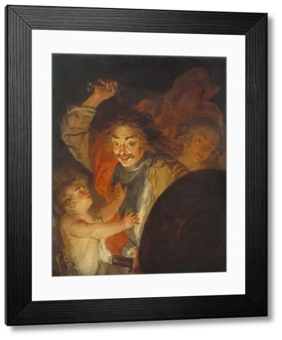 Framed Print : Mars, Venus and Cupid (Allegory of Anger), c. 1630. Artist: Sandrart, Joachim, von (1606-1688) Framed Print : Mars, Venus and Cupid (Allegory of Anger), c. 1630. Artist: Sandrart, Joachim, von (1606-1688)