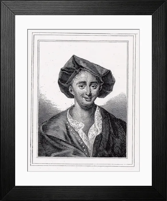 Framed Print : Julien Offray de La Mettrie (1709-1751). Artist: Schmidt, Georg Freidrich (1712-1775) Framed Print : Julien Offray de La Mettrie (1709-1751). Artist: Schmidt, Georg Freidrich (1712-1775)