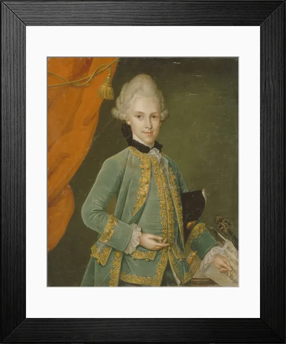 Framed Print : Portrait of Count Karl Gustav von Simolin (1715-1777). Artist: Schorer, Leonhard (1715-1777) Framed Print : Portrait of Count Karl Gustav von Simolin (1715-1777). Artist: Schorer, Leonhard (1715-1777)