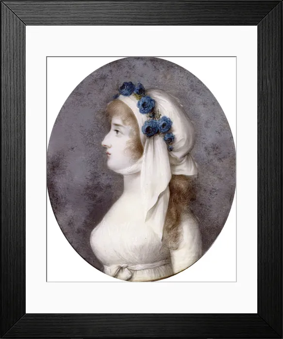 Framed Print : Portrait of Countess Yelizaveta Borisovna Shakhovskaya (1773-1796), 1790s. Artist: Stroely (Stroehling), Peter Eduard (1768-1826) Framed Print : Portrait of Countess Yelizaveta Borisovna Shakhovskaya (1773-1796), 1790s. Artist: Stroely (Stroehling), Peter Eduard (1768-1826)
