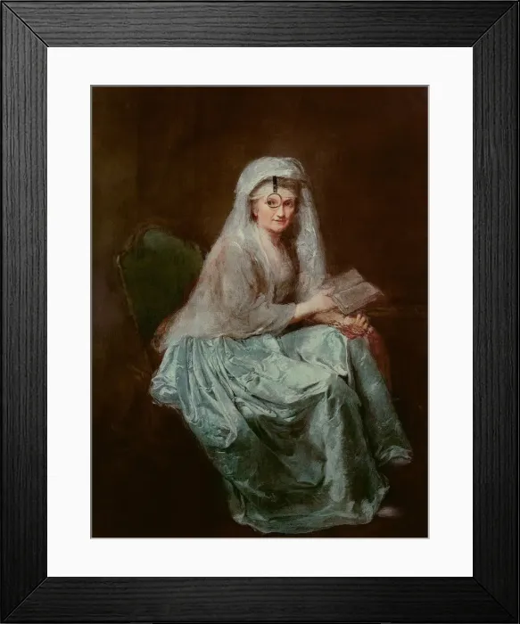 Framed Print : Self-portrait with monocle, 1777. Artist: Therbusch-Lisiewska, Anna Dorothea (1721-1782) Framed Print : Self-portrait with monocle, 1777. Artist: Therbusch-Lisiewska, Anna Dorothea (1721-1782)