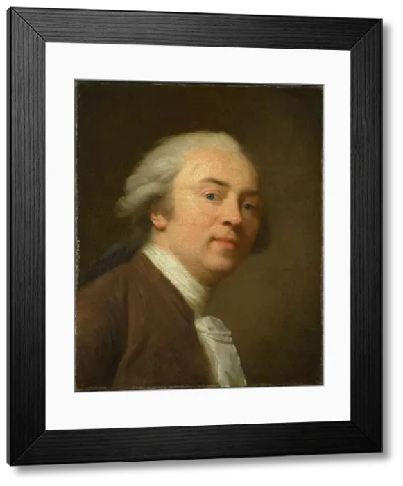 Framed Print : Self-Portrait, 1782. Artist: Tischbein, Johann Friedrich August (1750-1812) Framed Print : Self-Portrait, 1782. Artist: Tischbein, Johann Friedrich August (1750-1812)