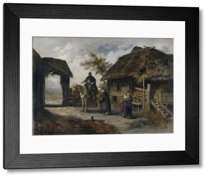 Framed Print : Boyar, 1879. Artist: Urlaub, Johann-Georg-Christian (1844-1914) Framed Print : Boyar, 1879. Artist: Urlaub, Johann-Georg-Christian (1844-1914)