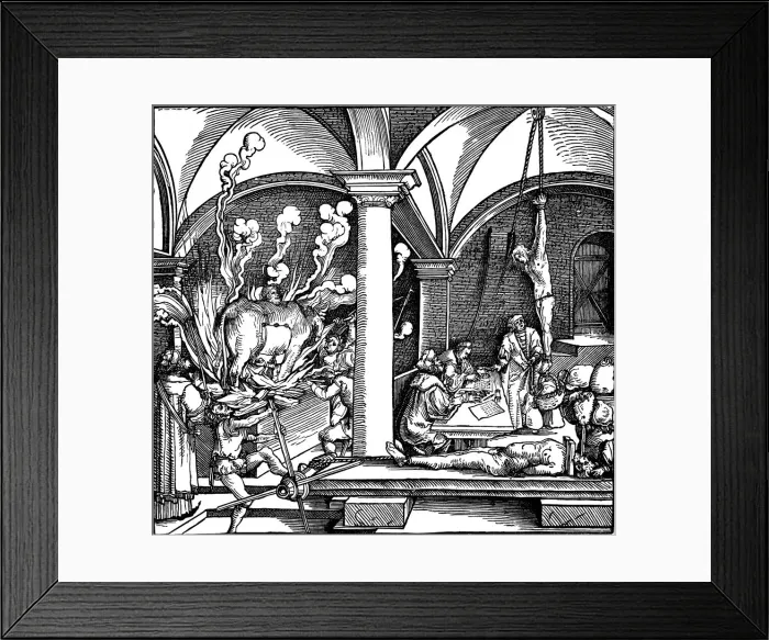 Framed Print : Torture. Illustration from the book Phisicke Against Fortune by Petrarch, 1532. Artist: Weiditz, Hans, the Younger (c. 1500-1536) Framed Print : Torture. Illustration from the book Phisicke Against Fortune by Petrarch, 1532. Artist: Weiditz, Hans, the Younger (c. 1500-1536)