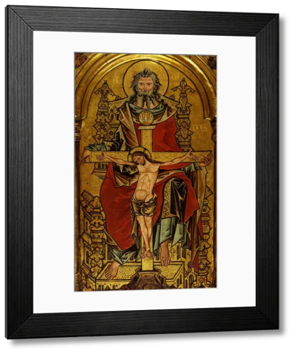 Framed Print : Altarpiece with the Trinity, ca 1250. Artist: Westphalian Master (active ca 1470-1480) Framed Print : Altarpiece with the Trinity, ca 1250. Artist: Westphalian Master (active ca 1470-1480)