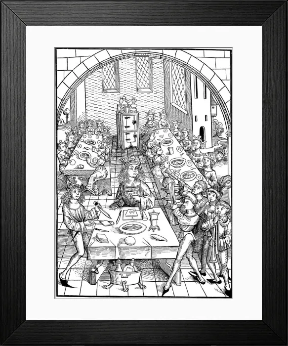 Framed Print : Illustration to the book Schatzkammer, 1490-1491. Artist: Wolgemut, Michael (1434-1519) Framed Print : Illustration to the book Schatzkammer, 1490-1491. Artist: Wolgemut, Michael (1434-1519)