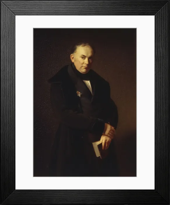 Framed Print : Portrait of the poet Vasily Zhukovsky (1783-1852), 1844. Artist: Hildebrandt, Ferdinand Theodor (1804-1874) Framed Print : Portrait of the poet Vasily Zhukovsky (1783-1852), 1844. Artist: Hildebrandt, Ferdinand Theodor (1804-1874)