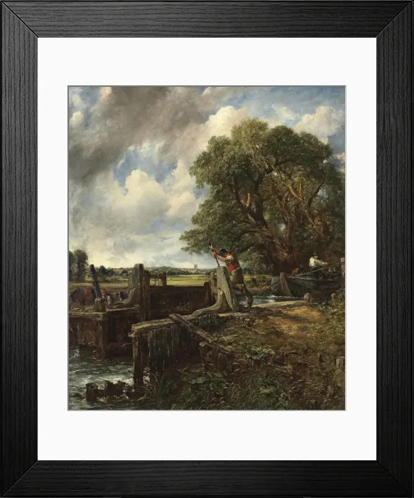 Framed Print : The Lock. Artist: Constable, John (1776-1837) Framed Print : The Lock. Artist: Constable, John (1776-1837)
