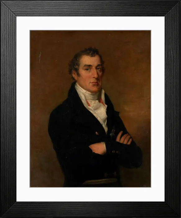 Framed Print : Portrait of Arthur Wellesley (1769-1852), 1st Duke of Wellington. Artist: Dawe, George (1781-1829) Framed Print : Portrait of Arthur Wellesley (1769-1852), 1st Duke of Wellington. Artist: Dawe, George (1781-1829)