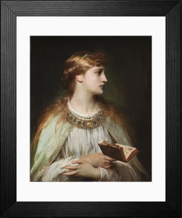 Framed Print : Ophelia, ca 1864. Artist: Dicksee, Sir Frank (1853-1928) Framed Print : Ophelia, ca 1864. Artist: Dicksee, Sir Frank (1853-1928)