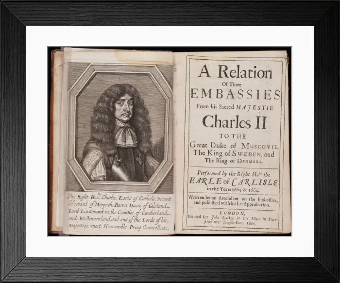 Framed Print : Charles Howard, 1st Earl of Carlisle, 1669. Artist: Faithorne, William (1616-1691) Framed Print : Charles Howard, 1st Earl of Carlisle, 1669. Artist: Faithorne, William (1616-1691)