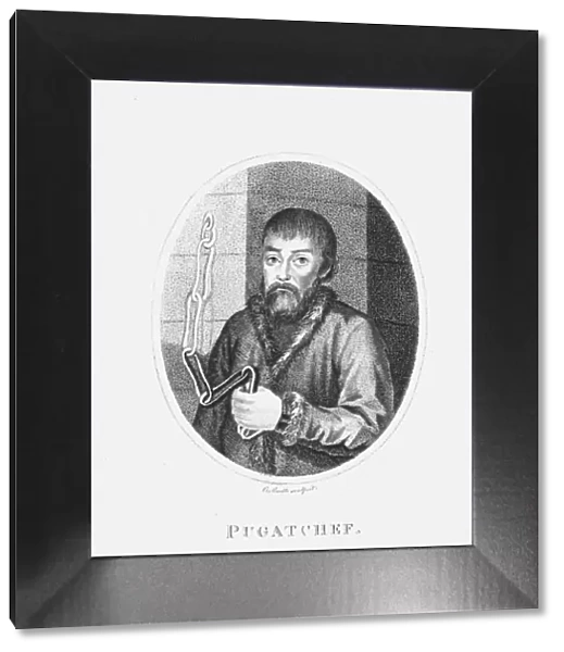Yemelyan I. Pugachev (Travels in Poland, Russia, Sweden, and Denmark by William Coxe), 1802. Artist: Anonymous