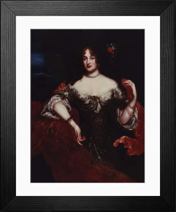 Framed Print : Portrait of Clara Elisabeth, Countess of Platen-Hallermund (1648-1700). Artist: Anonymous Framed Print : Portrait of Clara Elisabeth, Countess of Platen-Hallermund (1648-1700). Artist: Anonymous