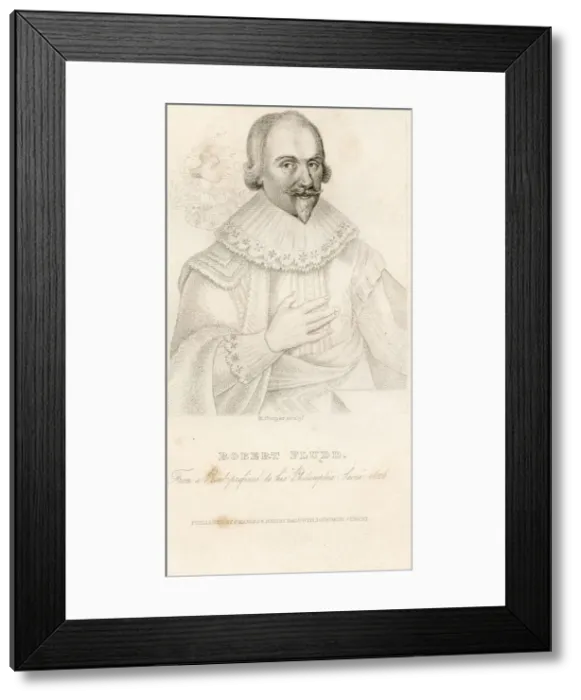 Framed Print : Portrait of Robert Fludd (1574-1637), 1626. Artist: Anonymous Framed Print : Portrait of Robert Fludd (1574-1637), 1626. Artist: Anonymous