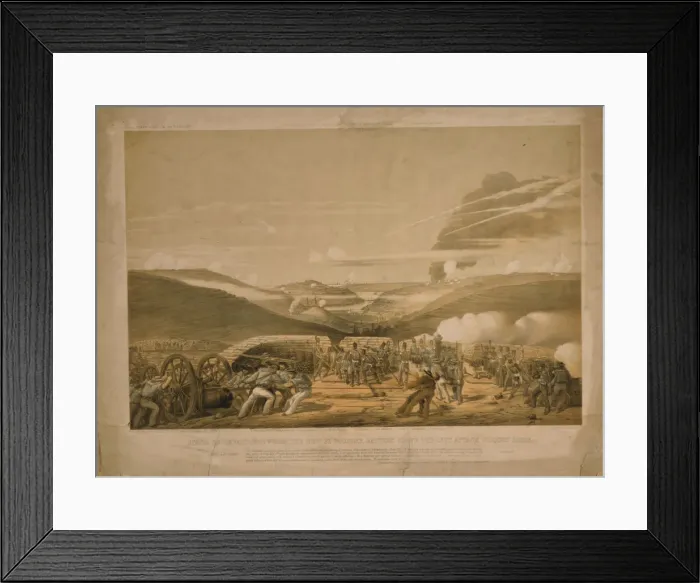 Framed Print : The Siege of Sevastopol, 1854. Artist: Biddulph, Sir Michael Anthony Shrapnel (1823-1904) Framed Print : The Siege of Sevastopol, 1854. Artist: Biddulph, Sir Michael Anthony Shrapnel (1823-1904)
