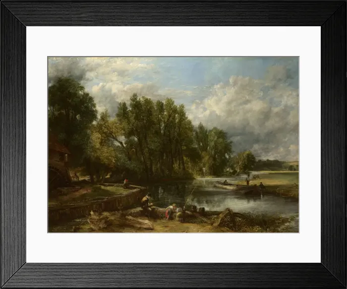 Framed Print : Stratford Mill, 1820. Artist: Constable, John (1776-1837) Framed Print : Stratford Mill, 1820. Artist: Constable, John (1776-1837)