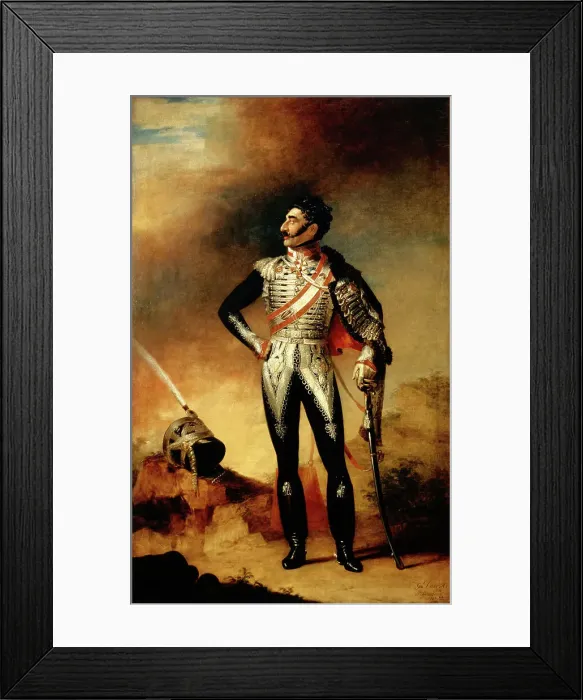 Framed Print : Portrait of Prince Valerian Grigoryevich Madatov (1782-1829), 1824. Artist: Dawe, George (1781-1829) Framed Print : Portrait of Prince Valerian Grigoryevich Madatov (1782-1829), 1824. Artist: Dawe, George (1781-1829)