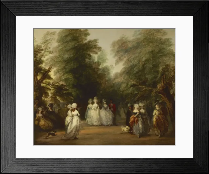 Framed Print : The Mall in St. Jamess Park, ca. 1783. Artist: Gainsborough, Thomas (1727-1788) Framed Print : The Mall in St. Jamess Park, ca. 1783. Artist: Gainsborough, Thomas (1727-1788)