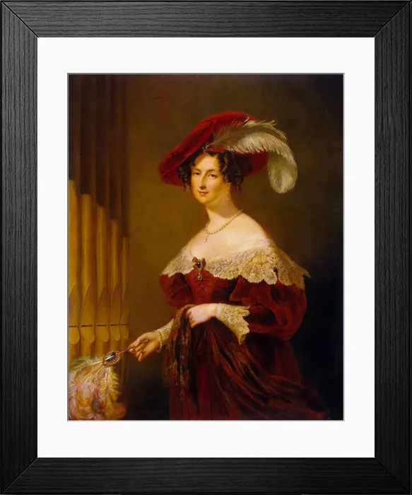Framed Print : Portrait of Countess Yelizaveta Ksaweryevna Vorontsova (1792-1880), 1832. Artist: Hayter, Sir George (1792-1871) Framed Print : Portrait of Countess Yelizaveta Ksaweryevna Vorontsova (1792-1880), 1832. Artist: Hayter, Sir George (1792-1871)