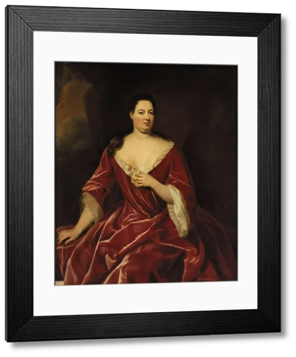 Framed Print : Portrait of Sophia Charlotte von Kielmansegg, Countess of Darlington (1675-1725). Artist: Kneller, Sir Gotfrey (1646-1723) Framed Print : Portrait of Sophia Charlotte von Kielmansegg, Countess of Darlington (1675-1725). Artist: Kneller, Sir Gotfrey (1646-1723)