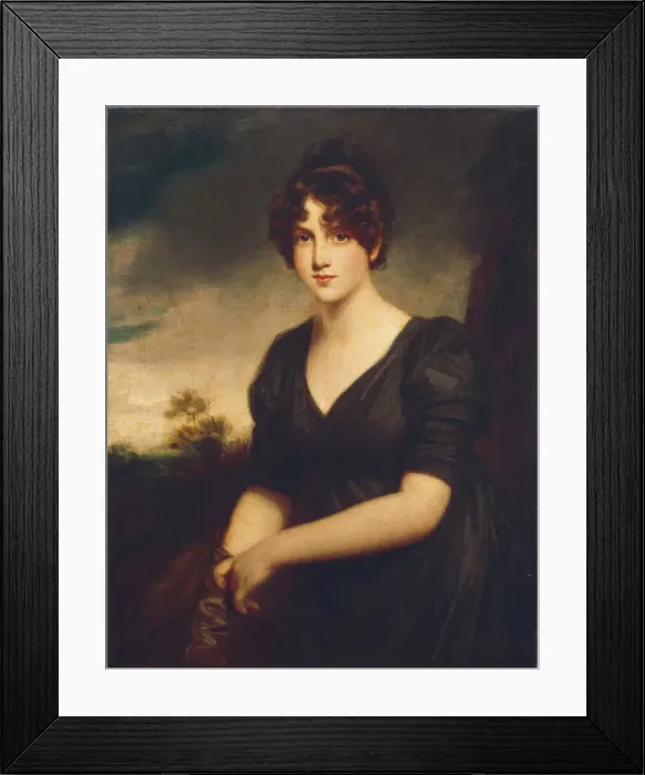 Framed Print : Portrait of Miss Frances Vinicombe, 1790s. Artist: Opie, John (1761-1807) Framed Print : Portrait of Miss Frances Vinicombe, 1790s. Artist: Opie, John (1761-1807)