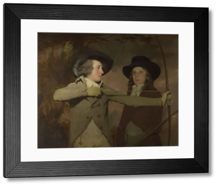 Framed Print : Robert Ferguson of Raith and Lieutenant-General Sir Ronald Ferguson (The Archers), c. 1789. Artist: Raeburn, Sir Henry (1756-1823) Framed Print : Robert Ferguson of Raith and Lieutenant-General Sir Ronald Ferguson (The Archers), c. 1789. Artist: Raeburn, Sir Henry (1756-1823)
