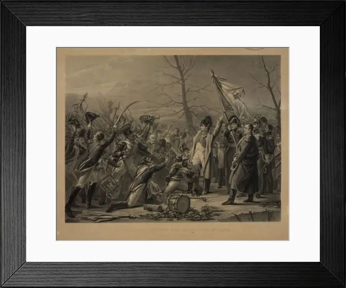 Framed Print : Napoleon Returning from the Island of Elba on March 7, 1815. Artist: Sanders, George (1837-1866) Framed Print : Napoleon Returning from the Island of Elba on March 7, 1815. Artist: Sanders, George (1837-1866)