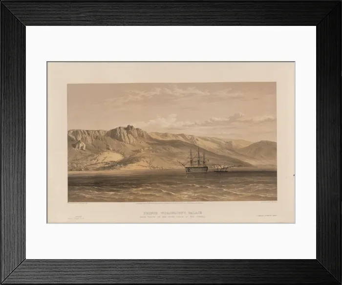 Framed Print : View of the Vorontsovs Palace, 1855. Artist: Simpson, William (1832-1898) Framed Print : View of the Vorontsovs Palace, 1855. Artist: Simpson, William (1832-1898)