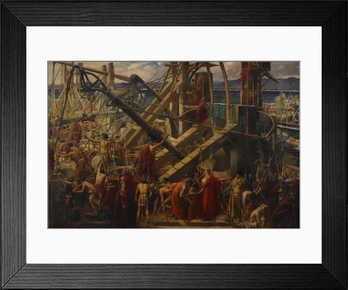 Framed Print : The Siege of Syracuse, 1895. Artist: Spence, Thomas Ralph (1855-1916) Framed Print : The Siege of Syracuse, 1895. Artist: Spence, Thomas Ralph (1855-1916)
