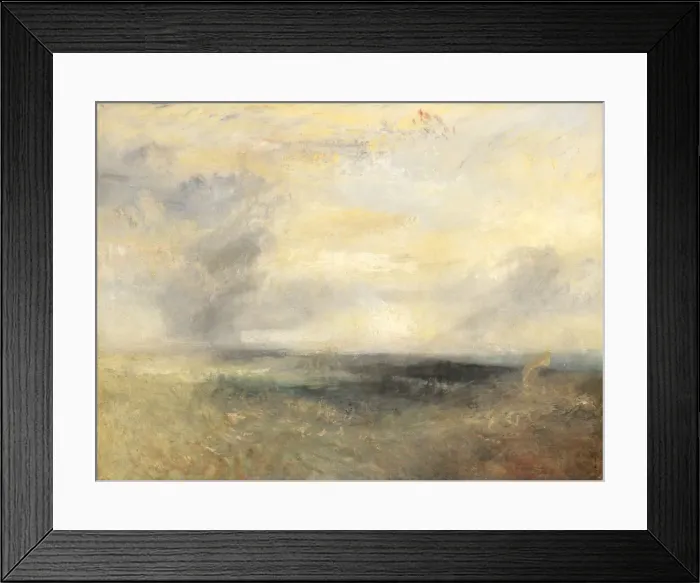 Framed Print : Margate, from the Sea, ca 1835. Artist: Turner, Joseph Mallord William (1775-1851) Framed Print : Margate, from the Sea, ca 1835. Artist: Turner, Joseph Mallord William (1775-1851)