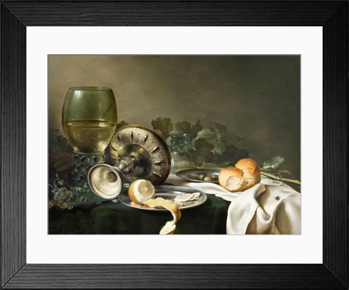Framed Print : Still-Life. Artist: Heda, Willem Claesz (1594-1680) Framed Print : Still-Life. Artist: Heda, Willem Claesz (1594-1680)