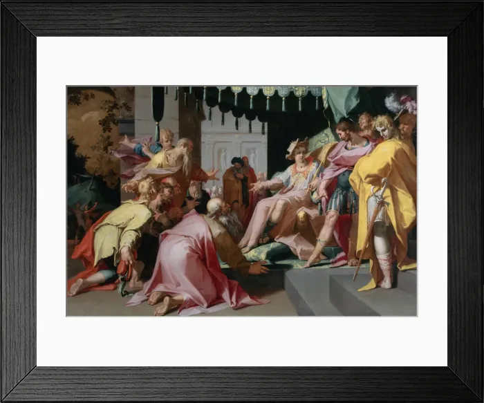 Framed Print : Joseph and his Brothers, 1595-1600. Artist: Bloemaert, Abraham (1566-1651) Framed Print : Joseph and his Brothers, 1595-1600. Artist: Bloemaert, Abraham (1566-1651)