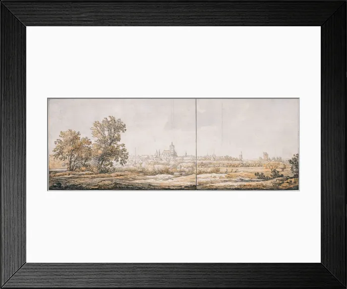 Framed Print : View of Arnhem from the South, c. 1645. Artist: Cuyp, Aelbert (1620-1691) Framed Print : View of Arnhem from the South, c. 1645. Artist: Cuyp, Aelbert (1620-1691)