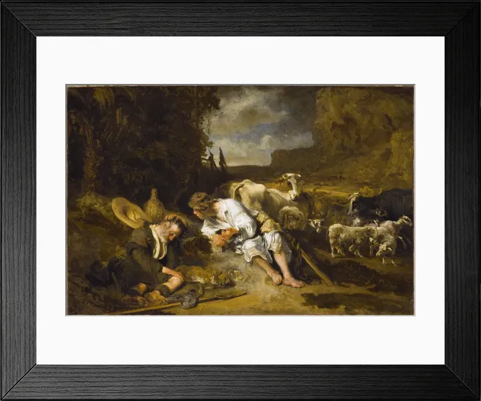 Framed Print : Mercury and Argus, 1645-1647. Artist: Fabritius, Carel (1622-1654)