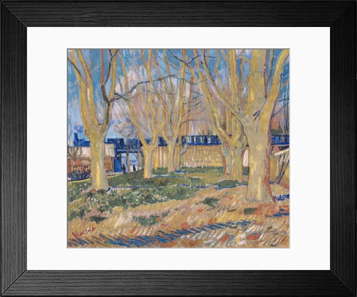 Framed Print : The viaduct in Arles. The blue train, 1888. Artist: Gogh, Vincent, van (1853-1890) Framed Print : The viaduct in Arles. The blue train, 1888. Artist: Gogh, Vincent, van (1853-1890)
