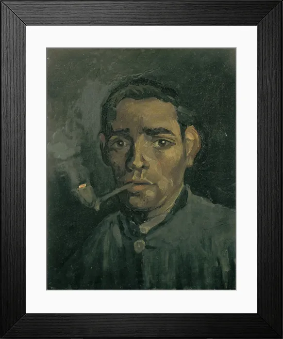 Framed Print : Head of a man, 1884-1885. Artist: Gogh, Vincent, van (1853-1890) Framed Print : Head of a man, 1884-1885. Artist: Gogh, Vincent, van (1853-1890)