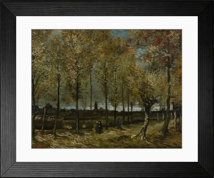 Framed Print : Poplars near Nuenen, 1885. Artist: Gogh, Vincent, van (1853-1890) Framed Print : Poplars near Nuenen, 1885. Artist: Gogh, Vincent, van (1853-1890)