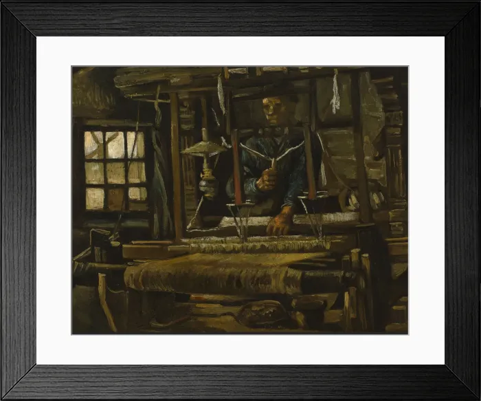 Framed Print : A Weavers Cottage, 1884. Artist: Gogh, Vincent, van (1853-1890) Framed Print : A Weavers Cottage, 1884. Artist: Gogh, Vincent, van (1853-1890)