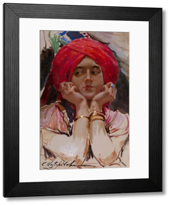 Framed Print : The Persian Princess. Artist: Veshchilov, Konstantin Alexandrovich (1878-1945) Framed Print : The Persian Princess. Artist: Veshchilov, Konstantin Alexandrovich (1878-1945)