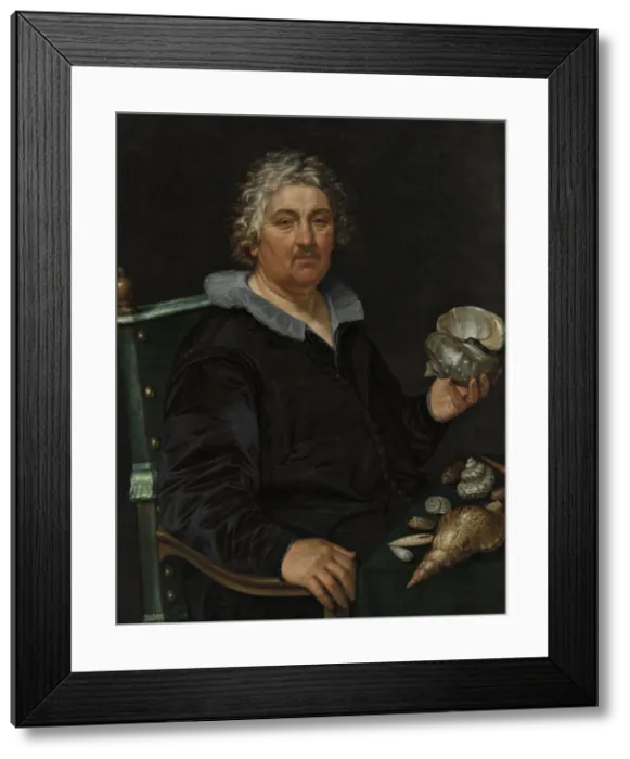 Framed Print : Portrait of the Haarlem Shell Collector Jan Govertsen van der Aer, 1603. Artist: Goltzius, Hendrick (1558-1617) Framed Print : Portrait of the Haarlem Shell Collector Jan Govertsen van der Aer, 1603. Artist: Goltzius, Hendrick (1558-1617)