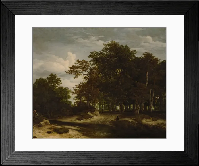 Framed Print : The Great Forest, c. 1660. Artist: Ruisdael, Jacob Isaacksz, van (1628  /  29-1682)