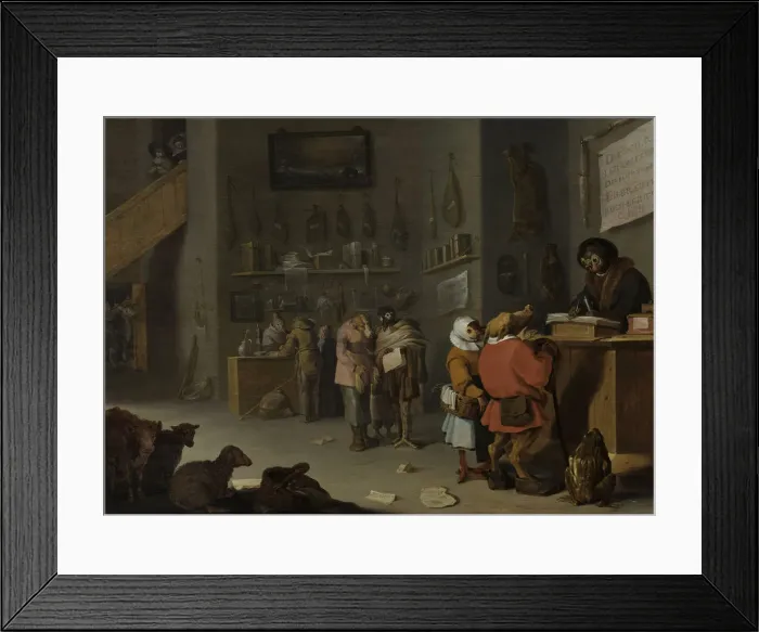 Framed Print : Who sues for a cow, 1629. Artist: Saftleven, Cornelis Hermansz. (ca. 1607-1681) Framed Print : Who sues for a cow, 1629. Artist: Saftleven, Cornelis Hermansz. (ca. 1607-1681)