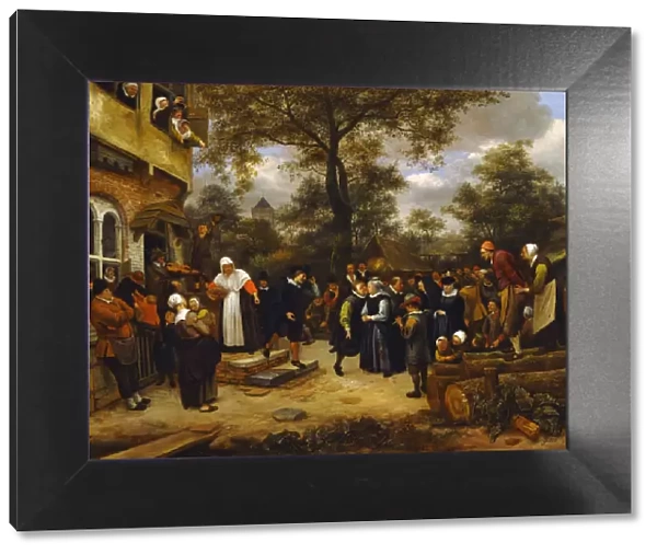 Village Wedding. Artist: Steen, Jan Havicksz (1626-1679)
