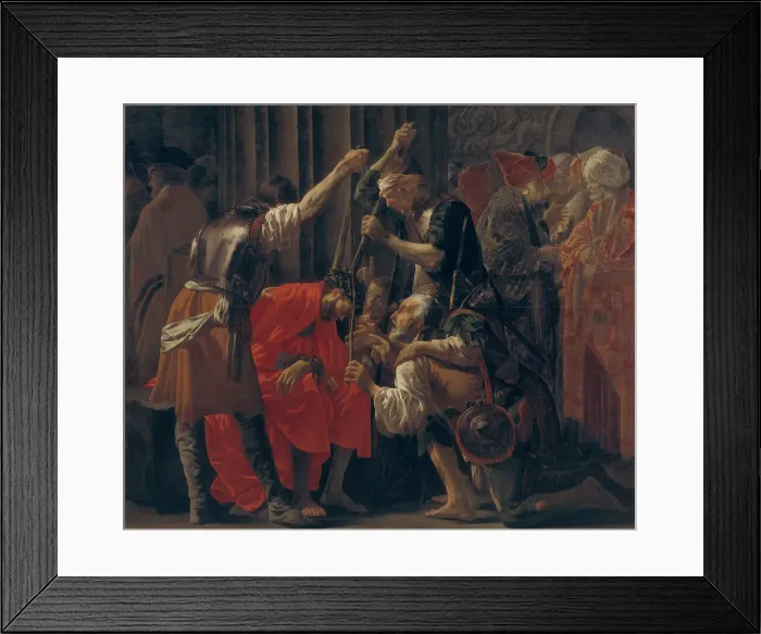Framed Print : Christ Crowned with Thorns, 1620. Artist: Terbrugghen, Hendrick Jansz (1588-1629) Framed Print : Christ Crowned with Thorns, 1620. Artist: Terbrugghen, Hendrick Jansz (1588-1629)