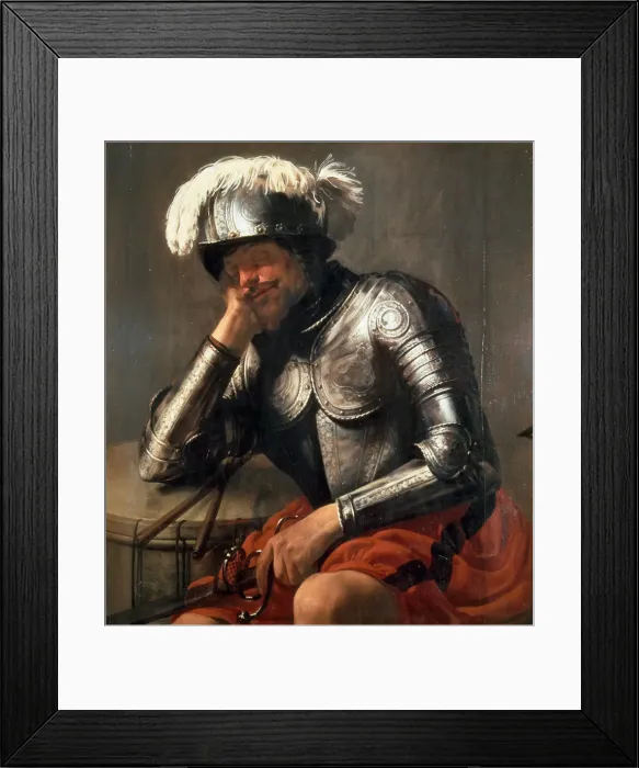 Framed Print : Mars Asleep, 1629. Artist: Terbrugghen, Hendrick Jansz (1588-1629) Framed Print : Mars Asleep, 1629. Artist: Terbrugghen, Hendrick Jansz (1588-1629)
