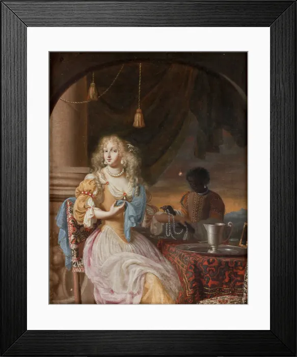 Framed Print : Minerva. Artist: Verelst, Simon Pietersz. (1644-1710) Framed Print : Minerva. Artist: Verelst, Simon Pietersz. (1644-1710)