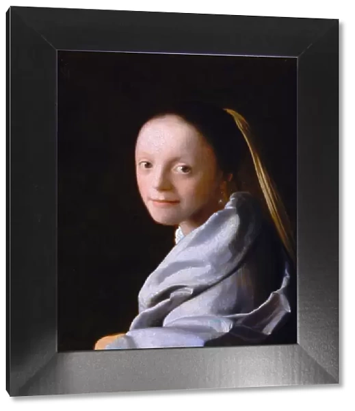 Study of a Young Woman, ca. 1665-1667. Artist: Vermeer, Jan (Johannes) (1632-1675)