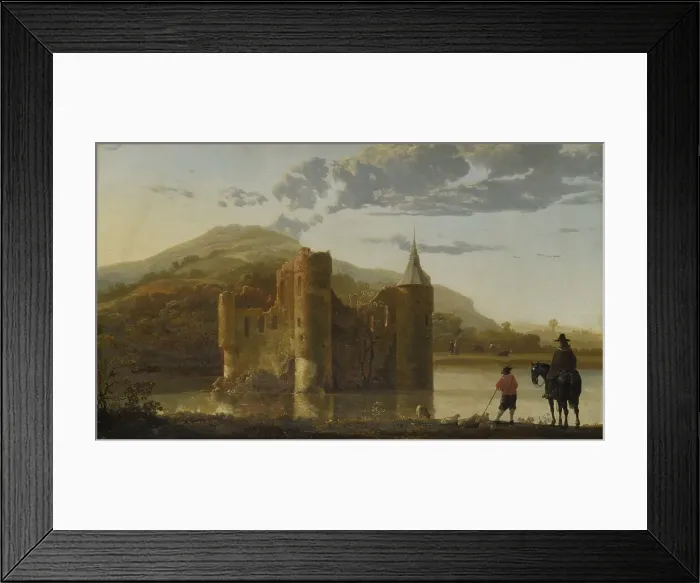 Framed Print : Ubbergen Castle, c. 1655. Artist: Cuyp, Aelbert (1620-1691) Framed Print : Ubbergen Castle, c. 1655. Artist: Cuyp, Aelbert (1620-1691)