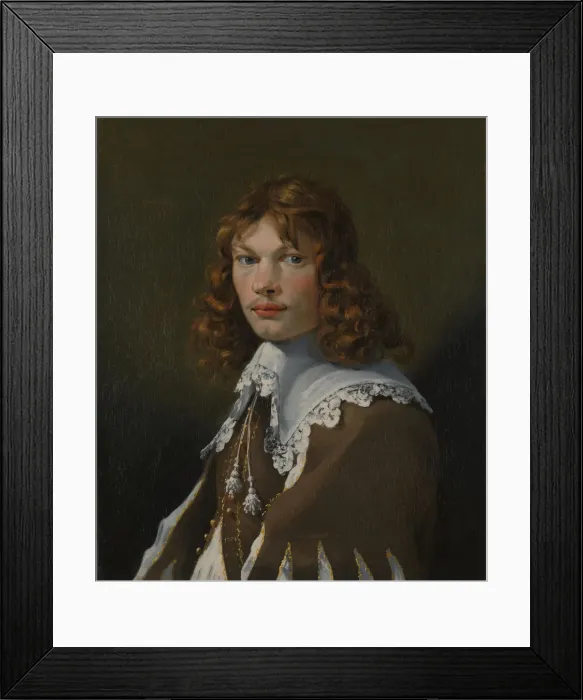 Framed Print : Self-Portrait, c. 1655. Artist: Dujardin, Karel (1622-1678) Framed Print : Self-Portrait, c. 1655. Artist: Dujardin, Karel (1622-1678)